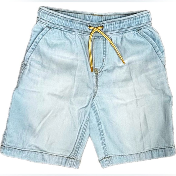 Crazy 8 Light Wash Denim Drawstring Shorts. Boys Sz. 5 - Picture 1 of 10